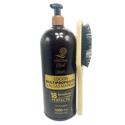 Loción Multiproposito Marina Vital 1 Ltr + Cepillo Madera