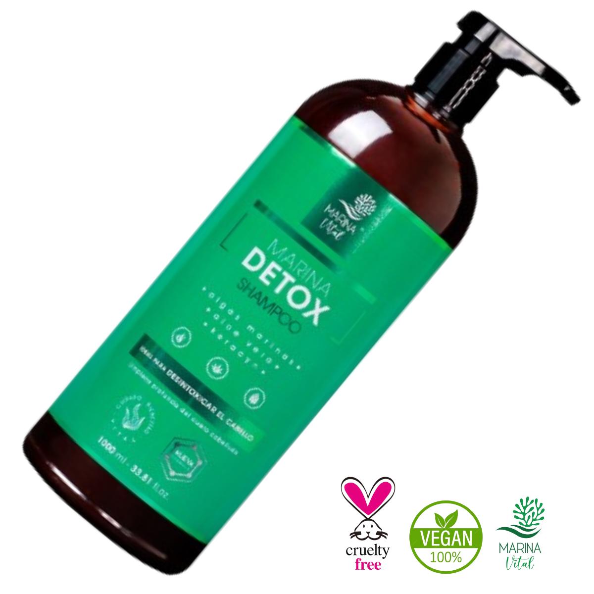 Shampoo Algas Marina 1000 ml. Detox Marina Vital