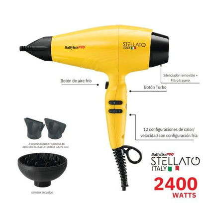 Secador De Pelo Babyliss B7500 Stellato