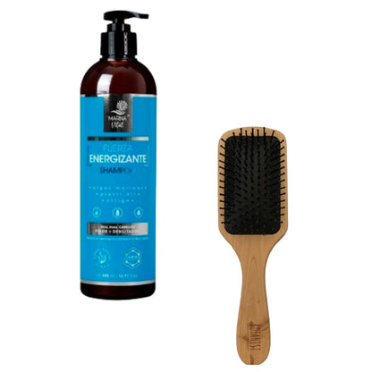 Shampoo Energizante 500 ml + Cepillo Desenredador