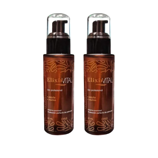 2 Serum Elixir Keratina Argan 60ml CU Marina Vital