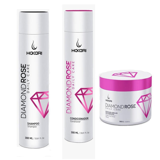 Shampoo Acondicionador y Mascara Diamond Rose