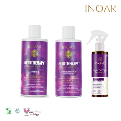 Shampoo, Acondicionador y Leave In  Rejutherapy 5G Technolog