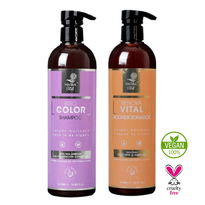 Shampoo Briocolor 500ml Y Acondicionador 500 ml Marina Vital
