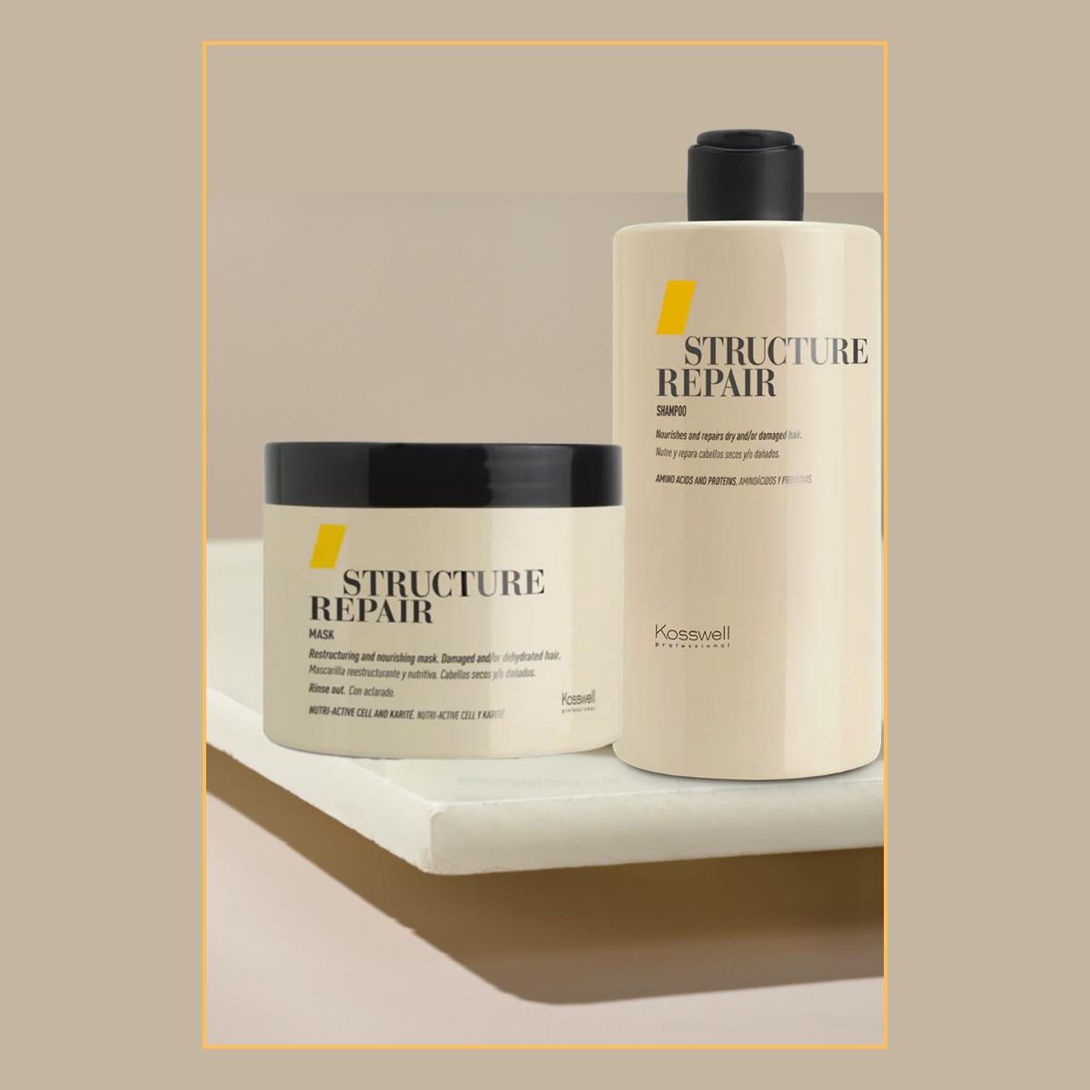 Structure Repair Shampoo y Máscara 500 ml c/u Kosswell