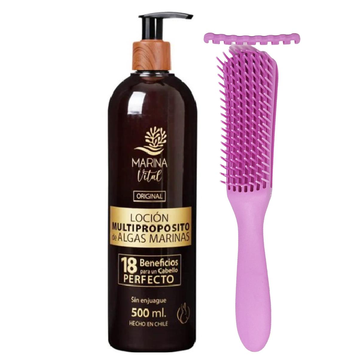 Loción Multpróposito 500 ml + Cepillo para Cabello Rizado