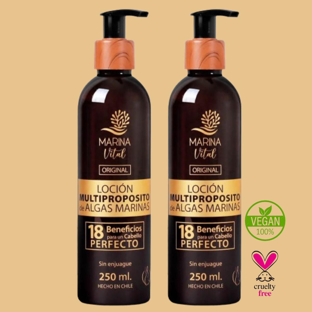 2 Lociones Multiproposito Marina Vital 250 Ml