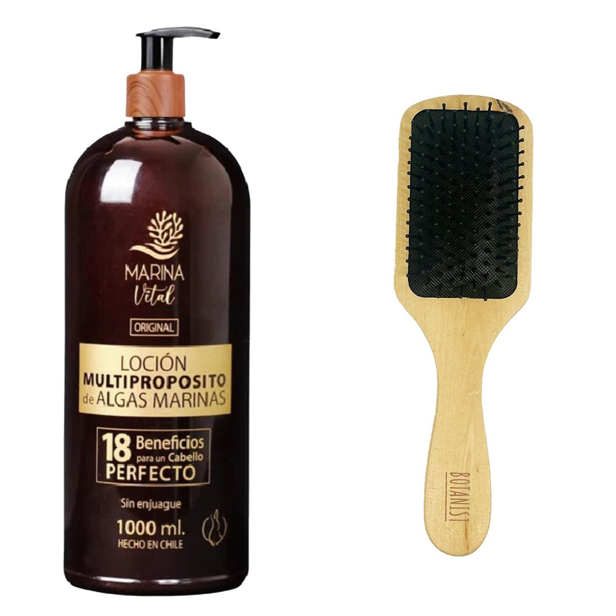Loción Multiproposito Marina Vital 1 Ltr + Cepillo Madera