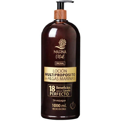 Loción Multiproposito Marina Vital 1 Ltr + Cepillo Madera