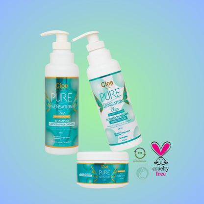 Shampoo Acondicionador Mascara Clear Cloe Pack