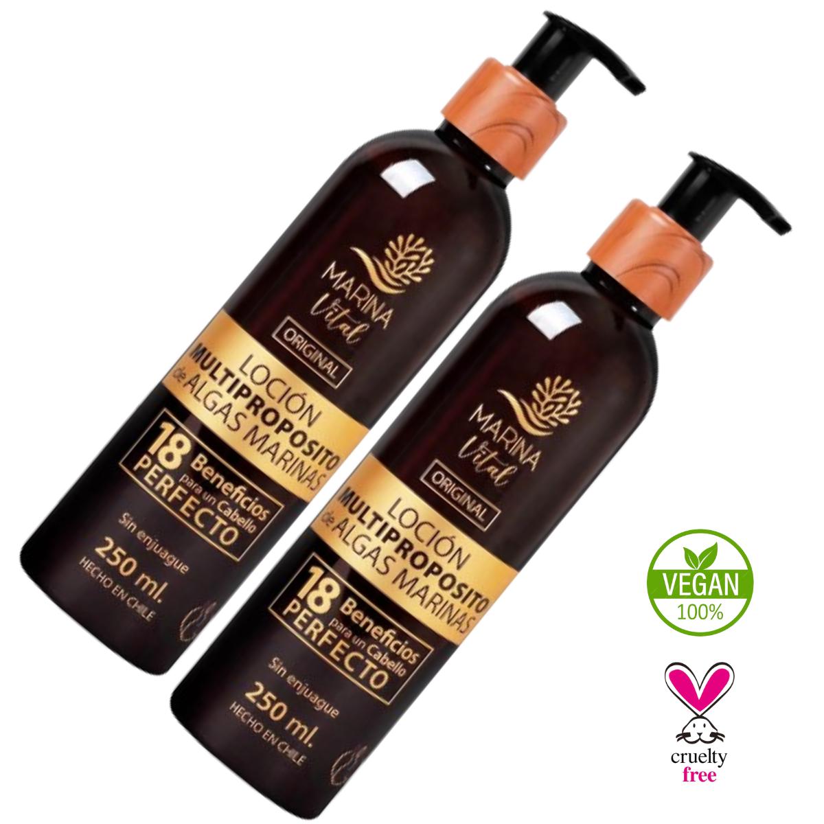 2 Lociones Multiproposito Marina Vital 250 Ml