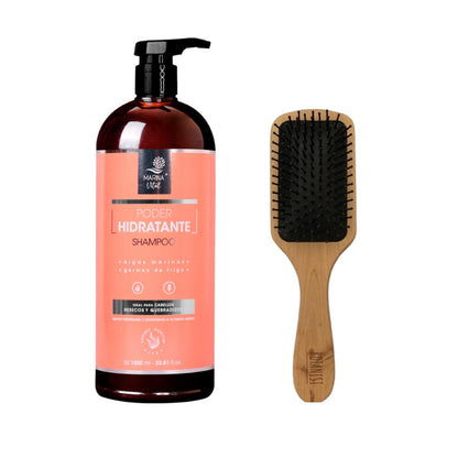 Shampoo Poder Hidratante 1000 ml + Cepillo Desenredador