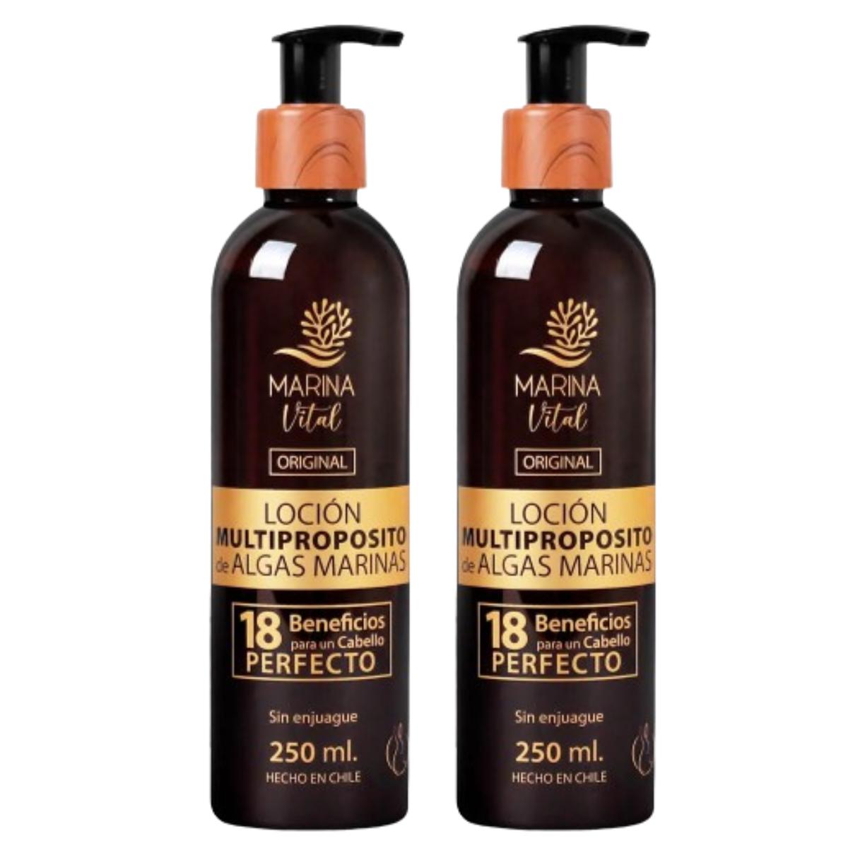 2 Lociones Multiproposito Marina Vital 250 Ml
