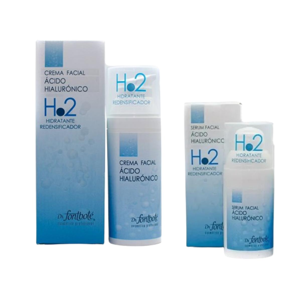 Serum Y Crema Facial Con Acido Hialuronico Pack Dr. Fontbote