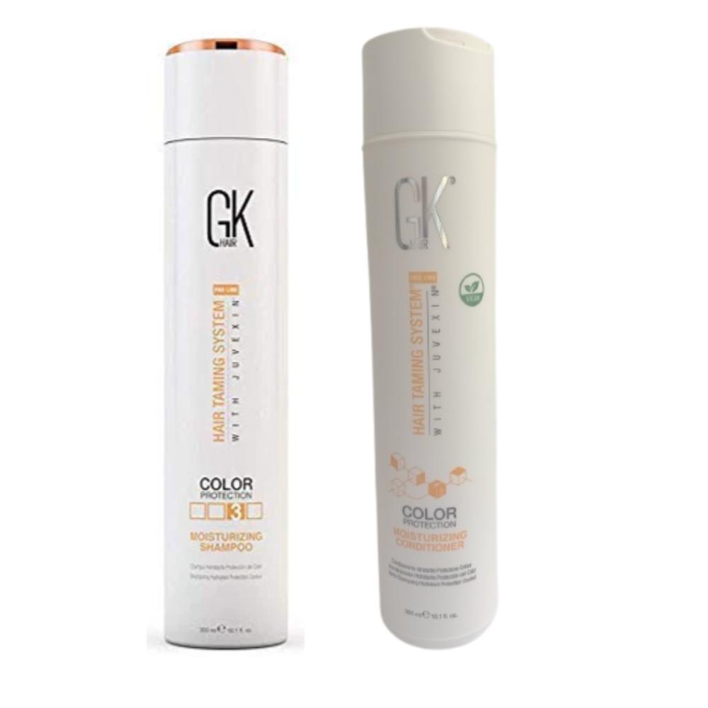Shampoo y Acondicionador Moisturizing 300 ml c/u Gk Hair