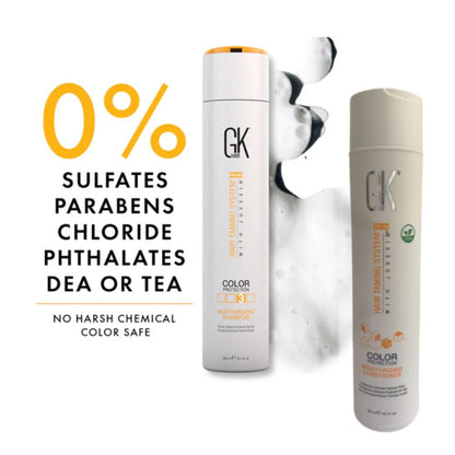 Shampoo y Acondicionador Moisturizing 300 ml c/u Gk Hair