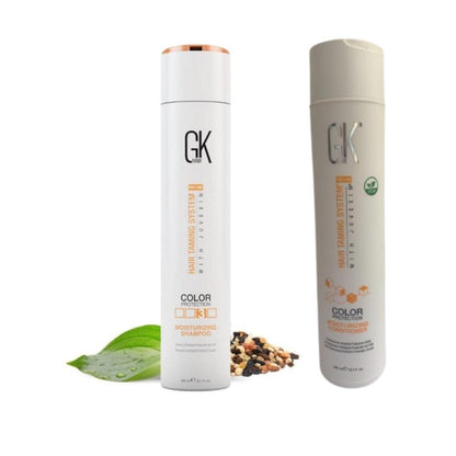 Shampoo y Acondicionador Moisturizing 300 ml c/u Gk Hair