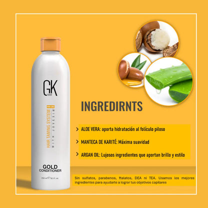 Acondicionador Gold Juvexin Hidratante 250ml GK Hair
