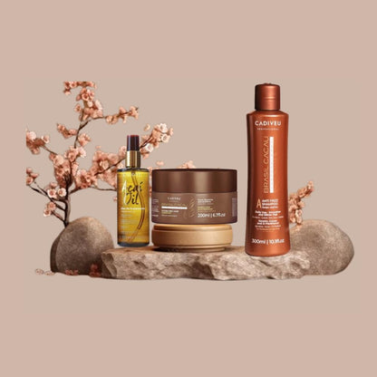 Shampoo Máscara Brasil Cacacu y Acai Oil Pack
