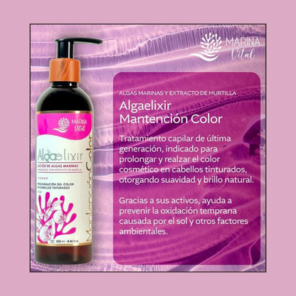 Loción AlgaElixir Mantención Color 250 ml Marina Vital